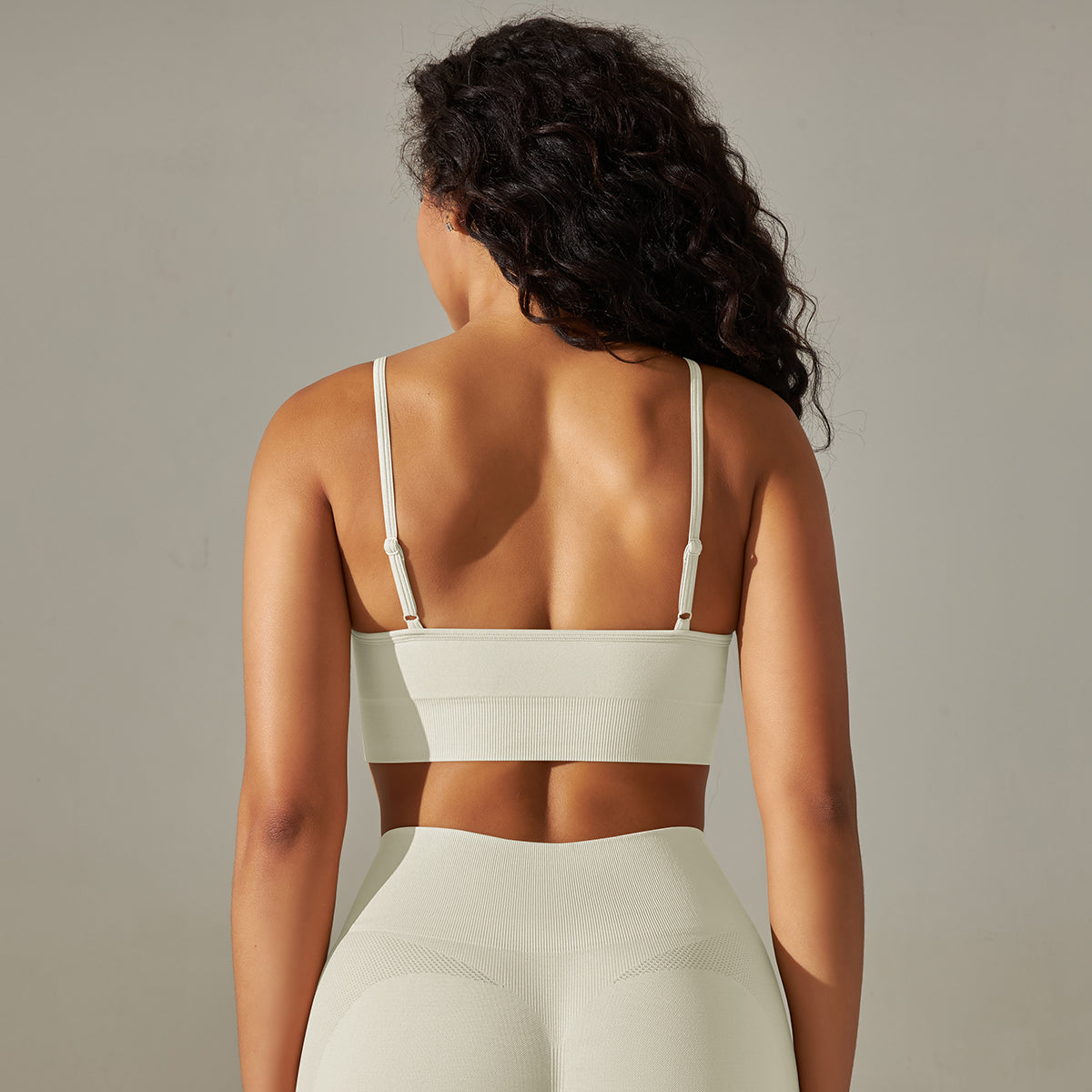 Seamless Thin-Strap Sports Bra