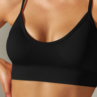 Seamless Thin-Strap Sports Bra