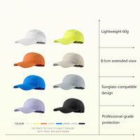 Sports Running Cap with Sunglasses Slot
