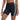 Striped Colorblock High-Waist Shorts