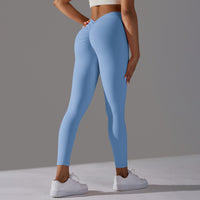 V-Back Ruched Leggings