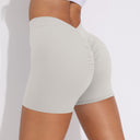 V-back Ruched Shorts