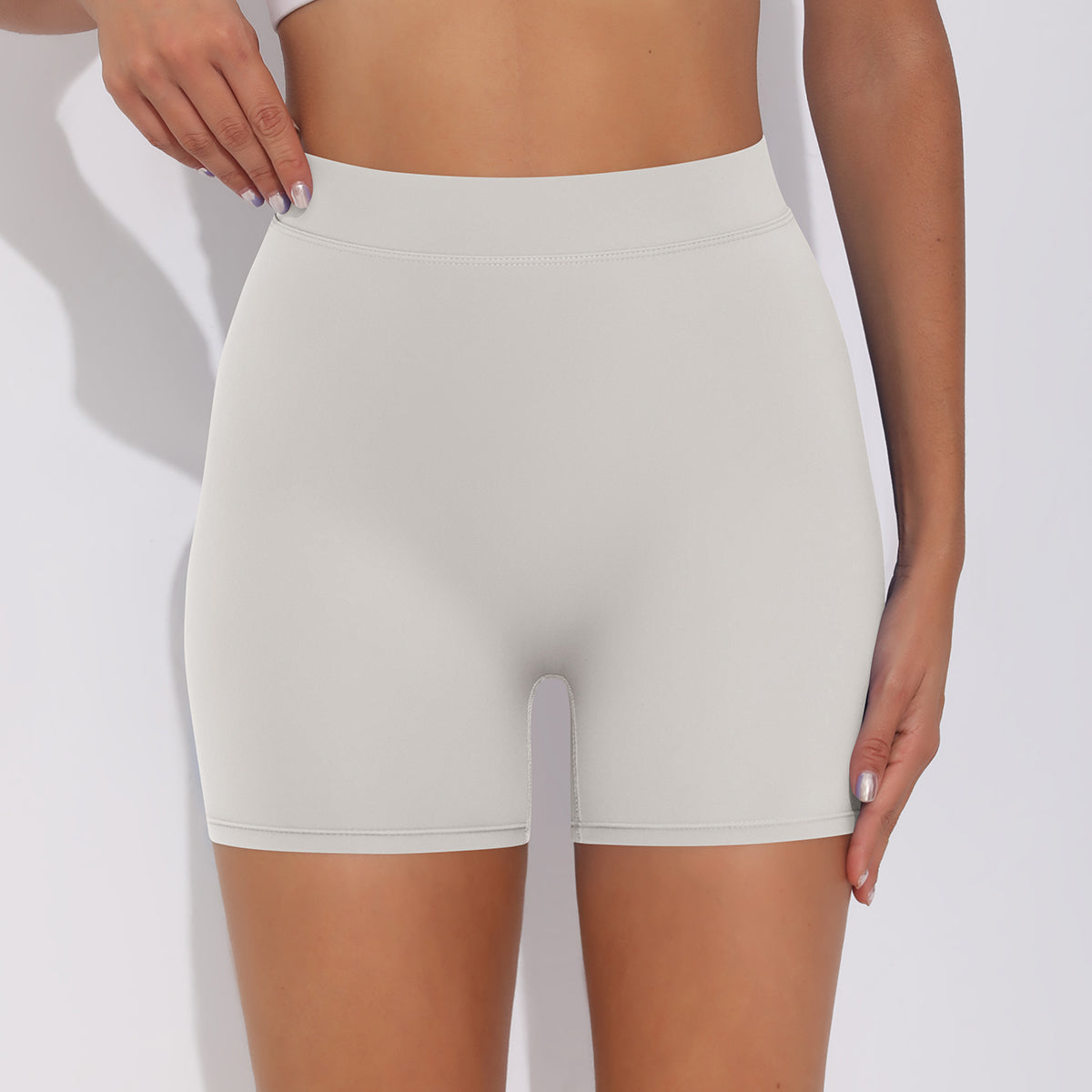 V-back Ruched Shorts