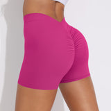 V-back Ruched Shorts