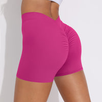 V-back Ruched Shorts