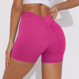 V-back Ruched Shorts