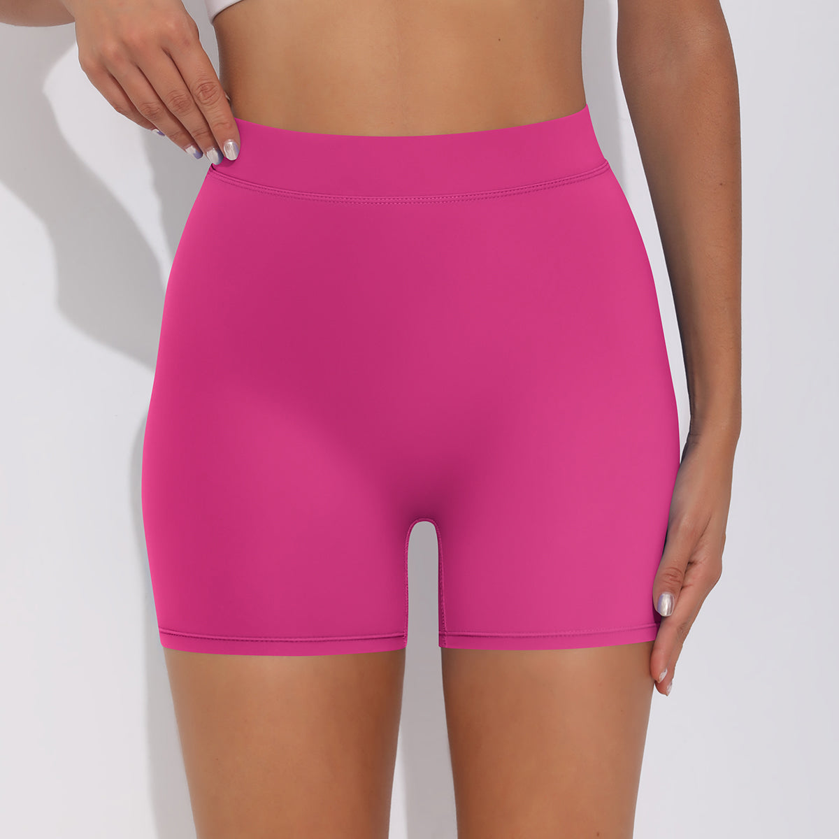 V-back Ruched Shorts