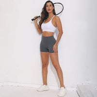 V-back Ruched Shorts